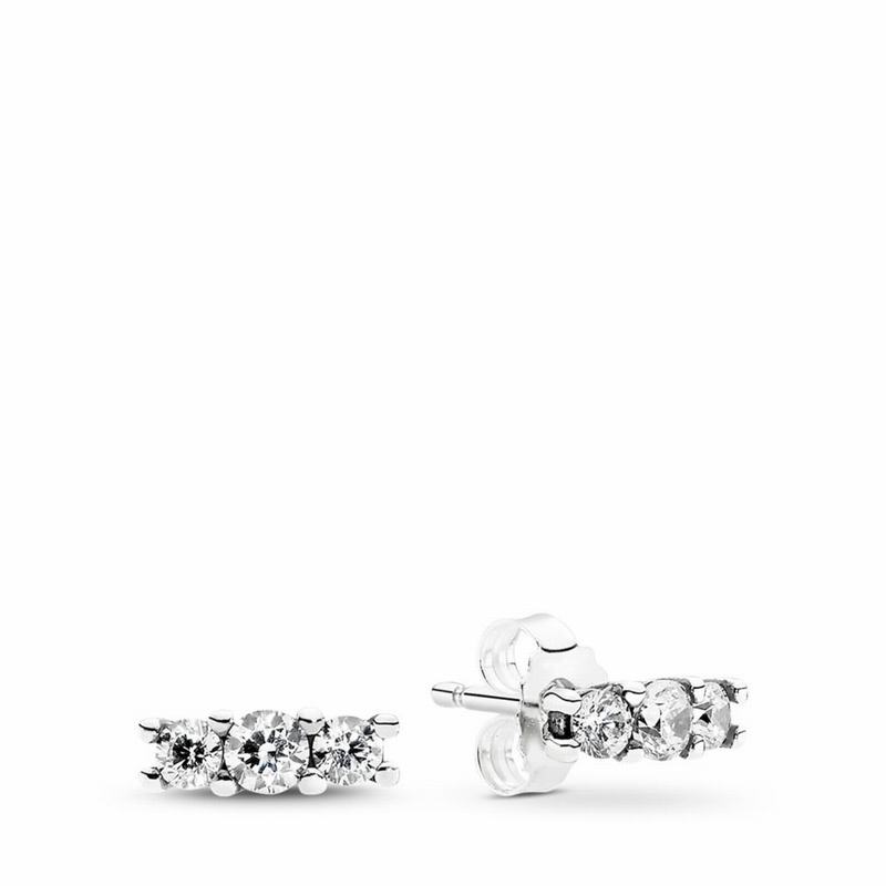 Pandora Sparkling Elegance Stud Earrings Sale NZ, Sterling Silver (196072-NYP)